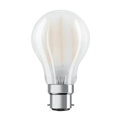 Imagen de OSRAM LED Star Classic A100, lámpara de filamento esmerilado en forma bombilla, casquillo B22d, blanco frío (4000K), sustituye a las bombillas convencionales 100W, paquete 1