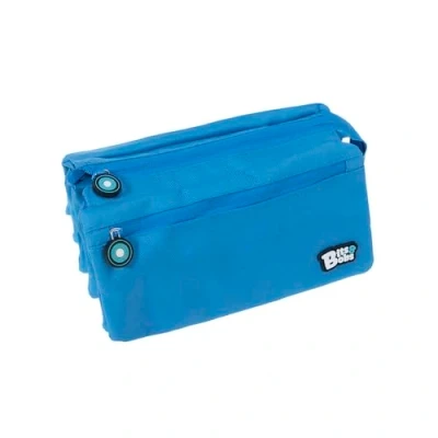 Imagen de Grafoplás Estuche Escolar Cuatro Compartimentos Azul 23x12cm bits&amp;Bobs Colores Vivos