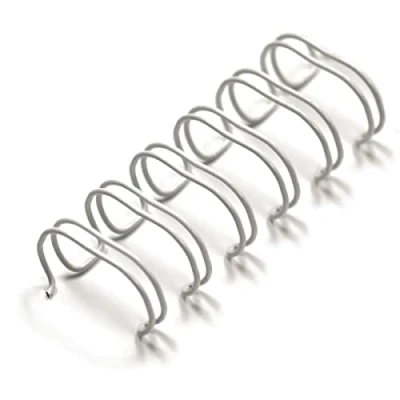 Imagen de Albyco Wire O Encuadernadora Espiral Hasta 45 Hojas Anillas Encuadernar Metalico 7,9 Milímetros Paquete de 100 Piezas Blanco