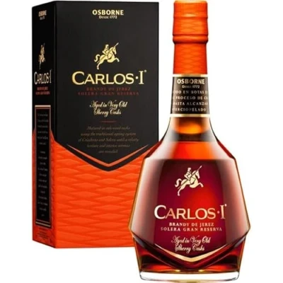 Imagen de CARLOS I Brandy Solera gran reserva de Jerez botella 70 cl