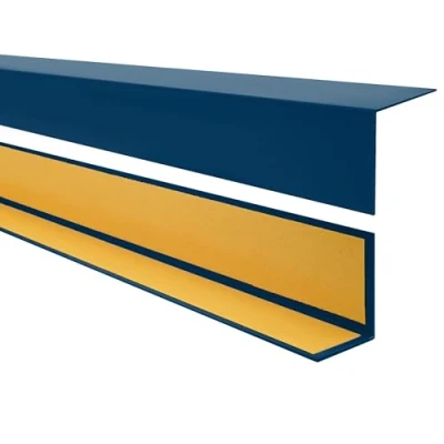 Imagen de Quest Perfil de ángulo PVC autoadhesivo para esquinas, listones angulares, 20 x mm, 150 cm, azul oscuro