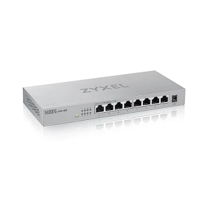 Imagen de Zyxel Switch no gestionado multigigabit de 2,5G y 8 Puertos para Entretenimiento doméstico o Red Soho [MG 108]