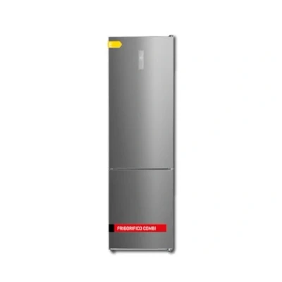 Imagen de Corberó Frigorífico Combi, Capacidad 330L, No Frost, Display Puerta, Inox, Luz LED, Crisper, Balcones Ajustables, Estantes de Cristal, Huevera, 40 Db, Eficiencia Energética E