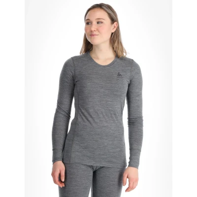 Imagen de Odlo CREW NECK Camiseta interior, Mujer, Talla: 32/34, steel grey melange