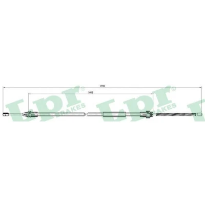 Imagen de LPR C0685B Cable de Freno Mano 1320/1000 Tambor RENAULT: CLIO 2