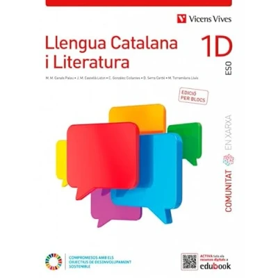 Imagen de LLENGUA CATALANA I LIT 1 Q DIV BL (COMUNITAT EX) 9788468287386 (COMUNIDAD EN RED)