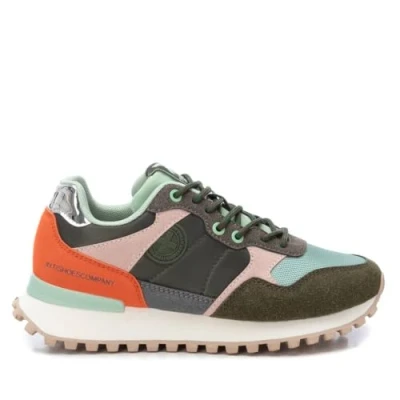 Imagen de XTI Zapatilla Cierre de cordón para Mujer, Color: Verde, Talla: 38
