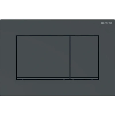 Imagen de Geberit, Sigma30 115.883.DW.1 Placa de control para aclarado, color negro mate 115883DW1