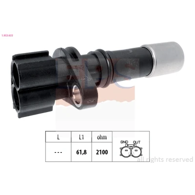 Imagen de FACET 9.0633 Sensor de Cigueñal Made in Italy OE Equivalent TOYOTA: RAV4 III SUV, Yaris II Hatchback