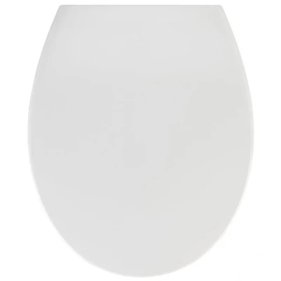 Imagen de Wenko Tapa de WC Samos Antibacteriano, Dispositivo automático Descenso Blanco