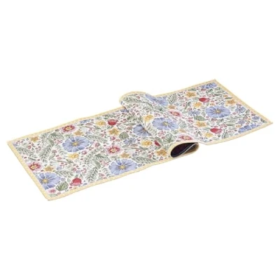 Imagen de Villeroy &amp; Boch Spring Awakening Camino de Tapiz para Mesa L, Algodón/Poliéster, Primavera, Mesa, Amarillo/Verde/Rojo, 32x96 cm