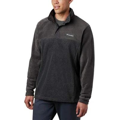 Imagen de Columbia Steens Mountain Half Snap, Sudadera De Forro Polar para Hombre, Charcoal Heather/Shark, Talla S