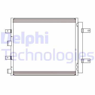 Imagen de DELPHI CF20241 Condensador con secador 14 488 JAGUAR: S Type