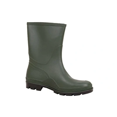 Imagen de Cofan Bota de Agua Media Caña Fabricada PVC Color Verde Suela Antideslizante