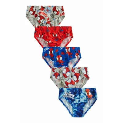 Imagen de Next 5 PACK Mickey Mouse Braguitas para niños, Talla: 1.5 2a, Spiderman