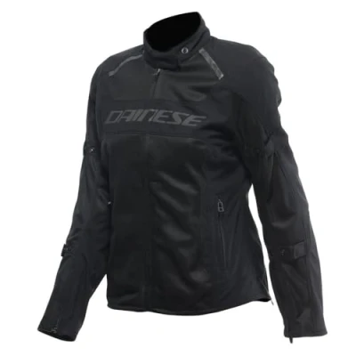Imagen de Dainese Air Frame 3 Tex Jacket Wmn, Chaqueta de Moto Verano, con Forro Cortavientos, Mujer, Negro/Negro/Negro, 48