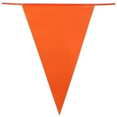 Imagen de Boland 61871 Banderín Naranja, 1 Pieza, Longitud 25 Metros, 40 Banderas de 20 x 30 cm, Cadena Banderas, decoración, Guirnalda, Fiesta temática, cumpleaños, EM, Copa del Mundo
