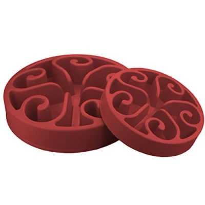 Imagen de Eat Slow Live Longer Suministros Para La Alimentación Comer Lento Vivir Más Largo Rojo S
