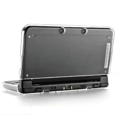 Imagen de TNP Funda para el Nuevo Nintendo 3DS Rígida Transparente Cristal Ultra Fina Diseño Modificado sin Bisagras Protector de Pantalla Compatible sólo con Versión 2015