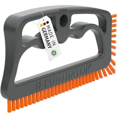 Imagen de FUGINATOR® cepillo para juntas reciclado gris/naranja de Limpieza en baño, aseo, cocina, etc. azulejos pared y suelo Práctico