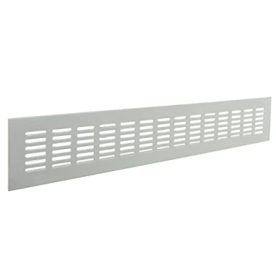 Imagen de La Ventilazione GF386AL Rejilla rectangular empotrable, aluminio anodizado, 380 x 60 mm, gris