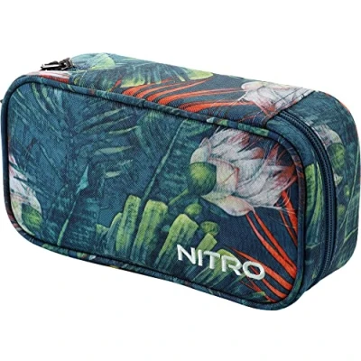 Imagen de Nitro Pencil Case XL, Estuche Escolar, Unisex, 21 x 6,5 10 cm, Tropical
