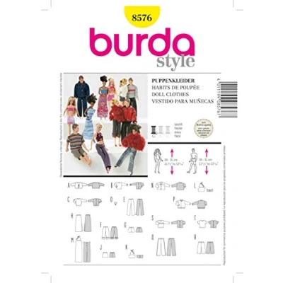 Imagen de Burda B8576 Patrón de Costura, Papel, Multicolor