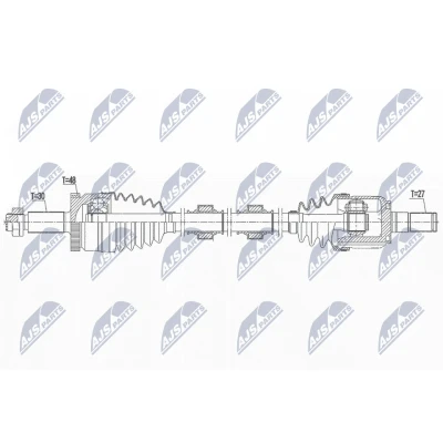 Imagen de Semi eje NTY NPW KA 390