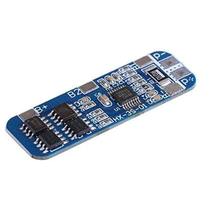 Imagen de BMS, Serie 3 11.1V 12V 12.6V Li ion Litio 18650 Celda de Batería BMS Placa Protección PCB, con contra Sobrecarga, Descarga Excesiva(9 10A)