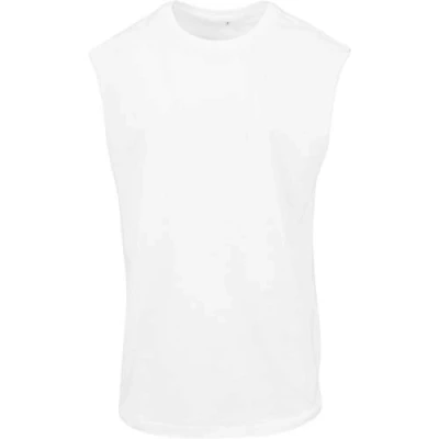 Imagen de Build Your Brand By256 oversized Sleeve tee Camiseta, Blanco, S para Hombre