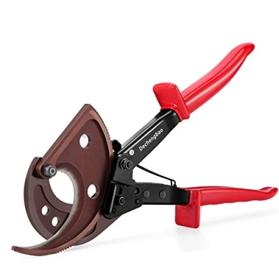 Imagen de Dechengbao HS520A Cortador de alambre alta resistencia para cable cobre aluminio hasta 400 mm², cortadores cables trinquete