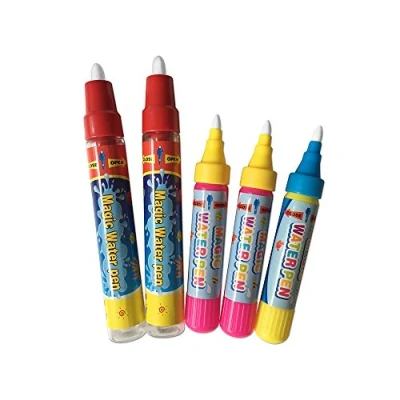 Imagen de 5PCS Plumas de pintura del Doodle agua repuesto,Dibujo Magic Pens para mat, mat