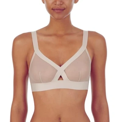 Imagen de DKNY Sujetador tipo bralette de copa suave sin varillas para mujer, Cachemir, Medium