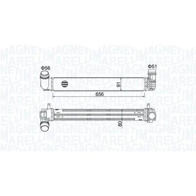 Imagen de MAGNETI MARELLI 351319204730 Intercooler RENAULT: MEGANE 3, CC, 3 Grandtour