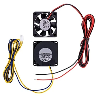 Imagen de MMOBIEL Ventilador 2 en 1 silencioso para extrusora, de Extremo Caliente y turboventilador enfriamiento 24 V CC 40x40x10mm Compatible con impresoras 3D Creality Ender 3/Pro/V2
