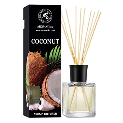 Imagen de Difusor de Aroma Coco 200ml Lengüeta Fragancia para Habitación Hogar Ambientador Idea Regalo