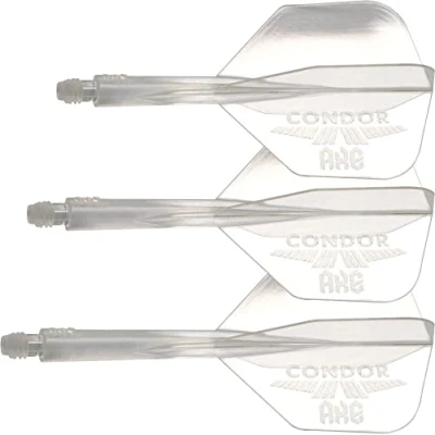 Imagen de Trinidad Darts Condor axe Shape Clear Logo l 33. 5mm 3 uds.