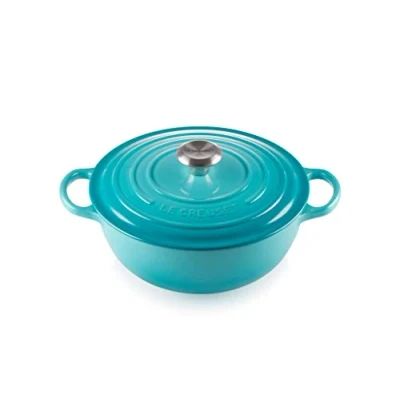 Imagen de Le Creuset Marmita de hierro fundido, diámetro 26 cm, 4, 1 L, Caribe, 21114261700430