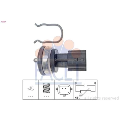 Imagen de FACET 7.3337 Sensor, temperatura del refrigerante Made in Italy OE Equivalent RENAULT: GRAND SCENIC 2, CLIO 3, Kangoo I Express, NISSAN: X Trail