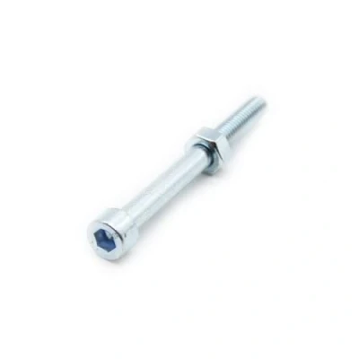 Imagen de DOJA Barcelona Tornillos con Tuerca 20 Allen DIN 912 M10x80 Tuercas hexagonal 934 M10 en Acero Cincado Tornillo cabeza cilindro Interior Amplio Uso