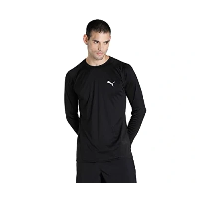 Imagen de Puma Train All Day LS tee, Camiseta de Futbol No Aplica, Black, XXL