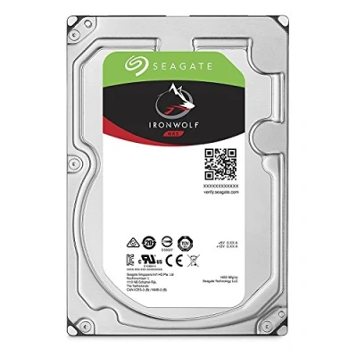 Imagen de Seagate IronWolf Disco duro interno NAS de 6 TB 3,5 pulgadas SATA Gb/s 7200 RPM 256 MB caché para almacenamiento conectado en red RAID (ST6000VN0033)