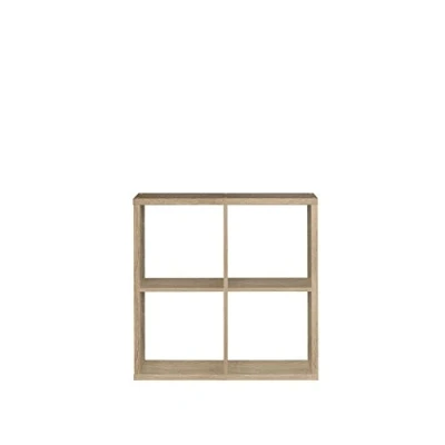 Imagen de FORTE Mauro Estantería 2 x compartimentos, derivado de madera, roble Sonoma (ancho alto profundidad): 72,7 72,8 32,9 cm