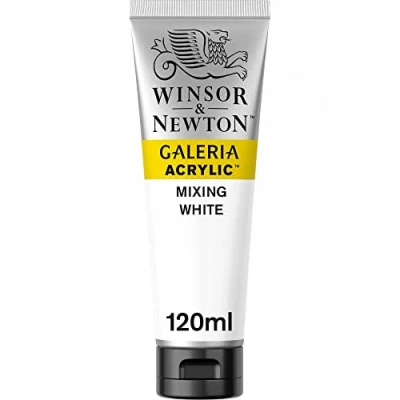 Imagen de Winsor &amp; Newton Pintura Acrílica , 120 ml, Blanco (Mixing White)
