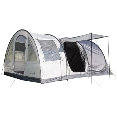 Imagen de Skandika Tienda de campaña túnel Simo Protect con Suelo Cosido, Impermeable, Columna Agua 3000 mm, Cabina Oscura, mosquitera, 3 entradas