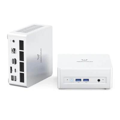 Imagen de MINISFORUM Mini PC UM880 Plus AMD Ryzen 7 8845HS(8C/16T, hasta 5,1GHz), Ordenador 32 GB DDR5 RAM 1TB,Mini Gaming Computadora Radeon 780M,OCuLink, HDMI/DP/USB4, 2.5G RJ45/WiFi 6E/BT5.3