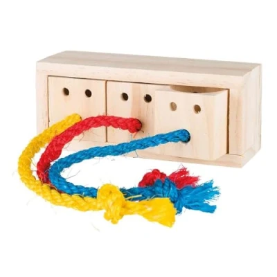 Imagen de Trixie Cubo de Snacks. Interactivo. Madera. 16x6x7cm