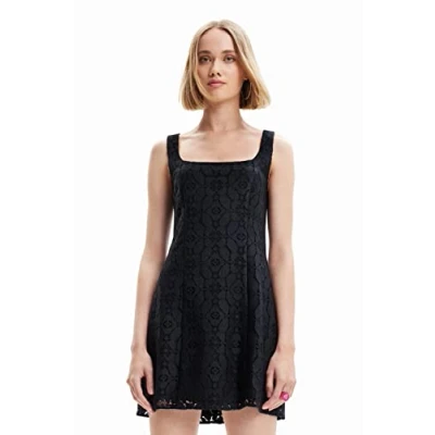 Imagen de Vestido corto de encaje Desigual