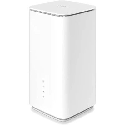 Imagen de Router 5G CPE T1a con ranura SIM LTE Cat20 WiFi Hotspot Wi Fi 6 AX1800, hasta 4,07 Gbps, 4 x MIMO, conexión de 32 dispositivos, CTB04 desbloqueado, color blanco