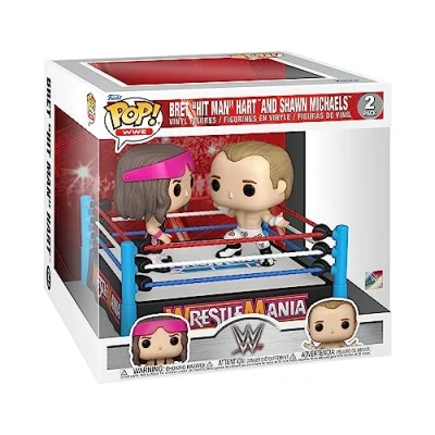 Imagen de Funko Pop! Moment: WWE Bret Hart Vs Shawn Michaels Figura de Vinilo Coleccionable Idea Regalo Mercancia Oficial Juguetes para Niños y Adultos Sports Fans Muñeco Coleccionistas